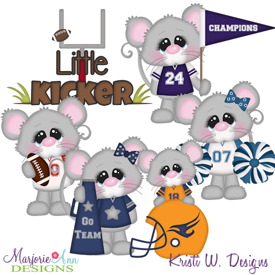 Little Kicker SVG Cutting Files + Clipart - Click Image to Close